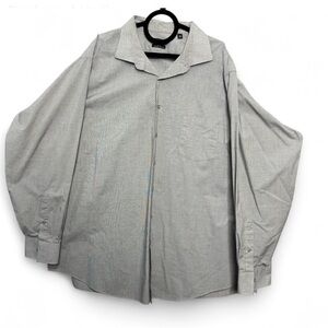 Shaquille O’neal Button Down Long Sleeve Shirt Men’s Size Xlg Big Fit 20 36/37